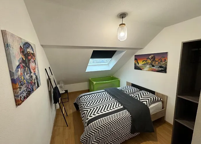 Belfort: Appartement spacieux avec parking gratuit